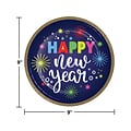 Creative Converting New Years Eve Paper Plate, Multicolor, 24/Pack (DTC367018DPLT)