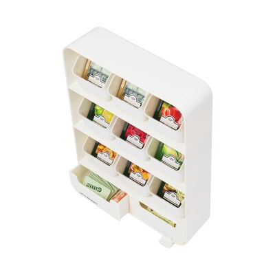 Mind Reader Tea Bag Organizer, White (TBORG-WHT