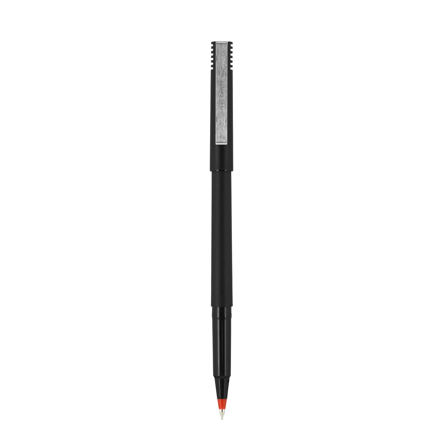 uniball Roller Rollerball Pens, Micro Point, 0.5mm, Red Ink (60152