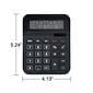 Staples 8-Digit Solar and Battery Basic Calculator, Black (ST230-CC)