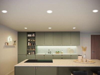Philips Hue 15W Slim LED Smart Downlight, White And Color Ambiance  (579573)