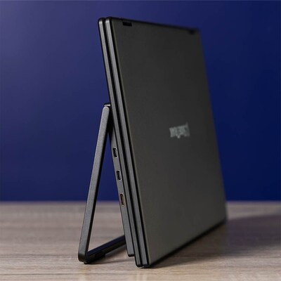 Luxor SideTrak SoloBook 15.6 60 Hz Stacked Dual Portable LCD Monitor, Black (STFRHDBK15BL)