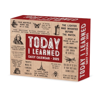 2025 Willow Creek Today I Learned - Facts and Daily Trivia 6 x 5.5 Day-to-Day Calendar (41055)