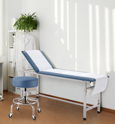 Viva Comfort Armless Vinyl Medical and Lab Stool, Blue (ADI910-02-BLU-MK)