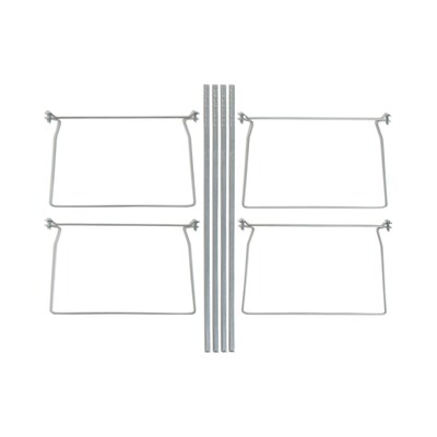 Smead Hanging File Folder Frames, Legal Size, Gray, 2/Box (64873)