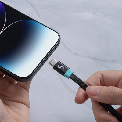 Scapade MagLink C Magnetic USB-C to USB-C Charging Cable, 6.5-ft., Black (SCAPSMUCC2)