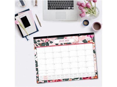 2023-2024 Blue Sky Roosevelt 22 x 17 Academic Monthly Desk Pad Calendar, Multicolor (142355)