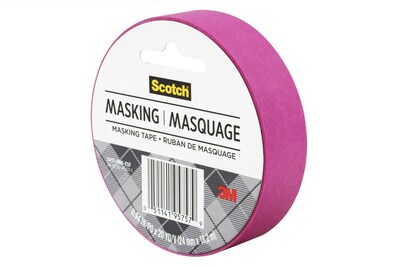 Scotch® Expressions Masking Tape, .94 x 20 yds., Fuchsia (3437-PNK)