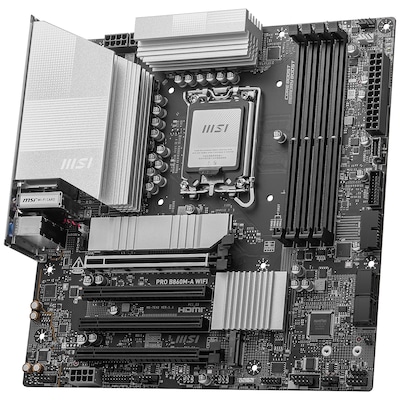 MSI PRO Socket LGA 1851 Micro ATX Intel Core Ultra Motherboard (PRO B860M-A WIFI)
