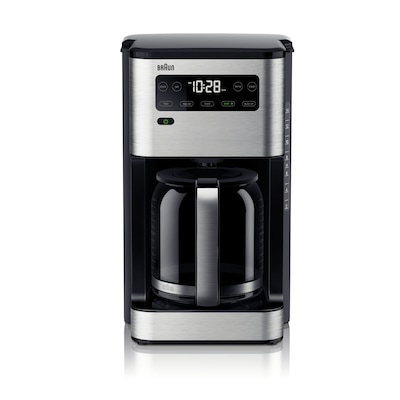 Braun PureFlavor 14-Cup Automatic Drip Coffee Maker, Black (KF5650BK)