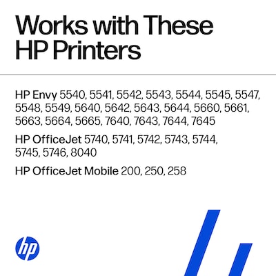 HP 62XL/62 Black High Yield and Tri-Color Standard Yield Ink Cartridge, 2/Pack (N9H67FN#140)