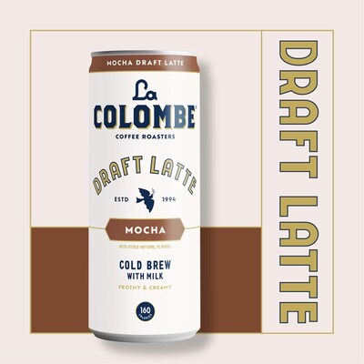 La Colombe Draft Mocha Latte Caffeinated Cold Brew Coffee, Medium Roast, 11 oz., 12/Carton (PPPURC1202)