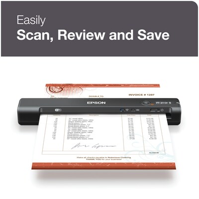 RapidReceipt® RR-70W Wireless Mobile Receipt and Color Document Scanner, Products