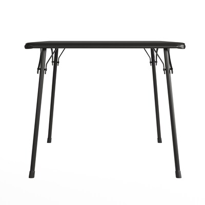 Flash Furniture Madelyn Folding Table, 33.5" x 33.5", Black (JB2)