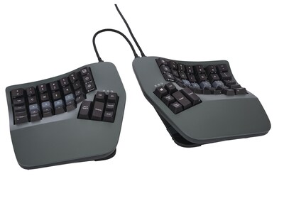 Kinesis Advantage360 Wired Ergonomic Mechanical Keyboard, Graphite (KB360-GBR)