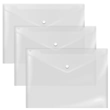 Better Office Products Reusable Poly Envelope Side Loading Snap Closure Letter Size (33430-30PK)