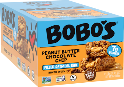 Bobos Gluten-Free Peanut Butter Chocolate Oat Bar, 36 oz., 12 Bars/Box (119-D)