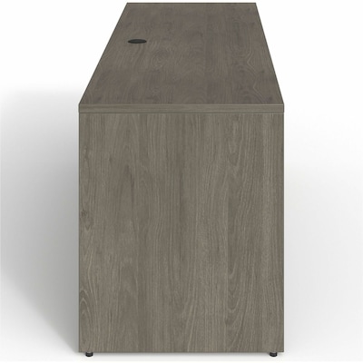 Lorell Prominence 2.0 Right-Pedestal Credenza (LLRPC2472RGE)