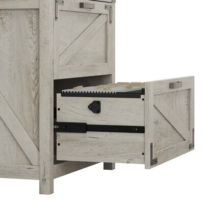 Bush Furniture Knoxville 2-Drawer Lateral File Cabinet, Cottage White (CGF129CWH-03)