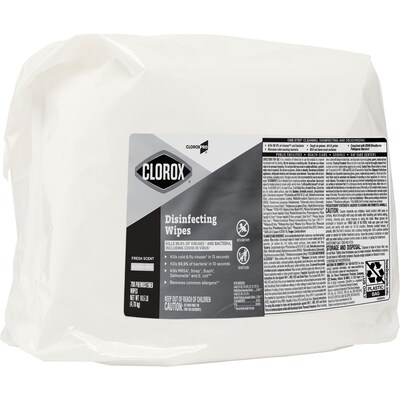 CloroxPro Disinfecting Wipes, Fresh Scent, 700 Wipes/Container, 2/Carton (31428)