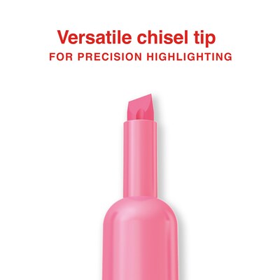 Staples Hype Tank Highlighter, Chisel Tip, Pink, 12/Pack (ST62940)
