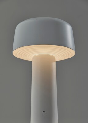 Adesso Lenny LED Table Lamp, White (4094-02)