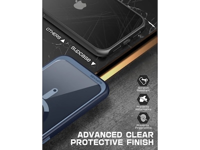 SUPCASE Unicorn Beetle Slim MagSafe Phone Case for iPhone 15 Pro, Blue (SUP-iPhone2023Pro-6.1-UBMag-Navy)