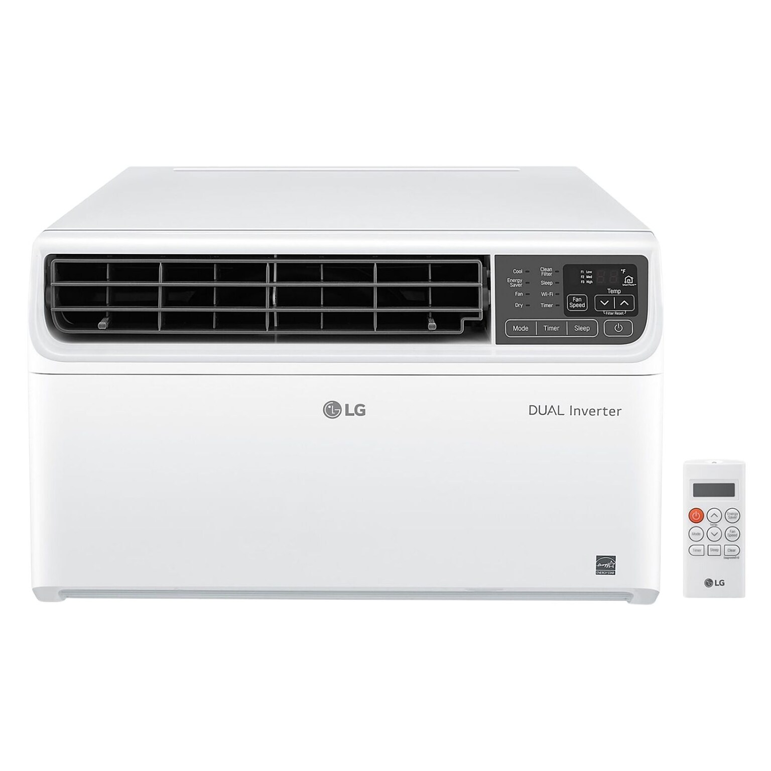 LG 12,000 BTU Dual Inverter Smart Window Air Conditioner, White (LW1222IVSM)