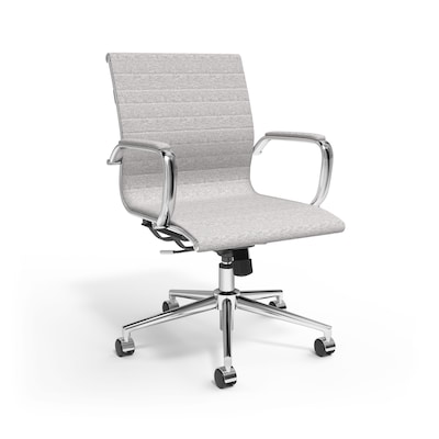 Union & Scale™ Everell Ergonomic Fabric Manager Chair, Heather Gray (53279)