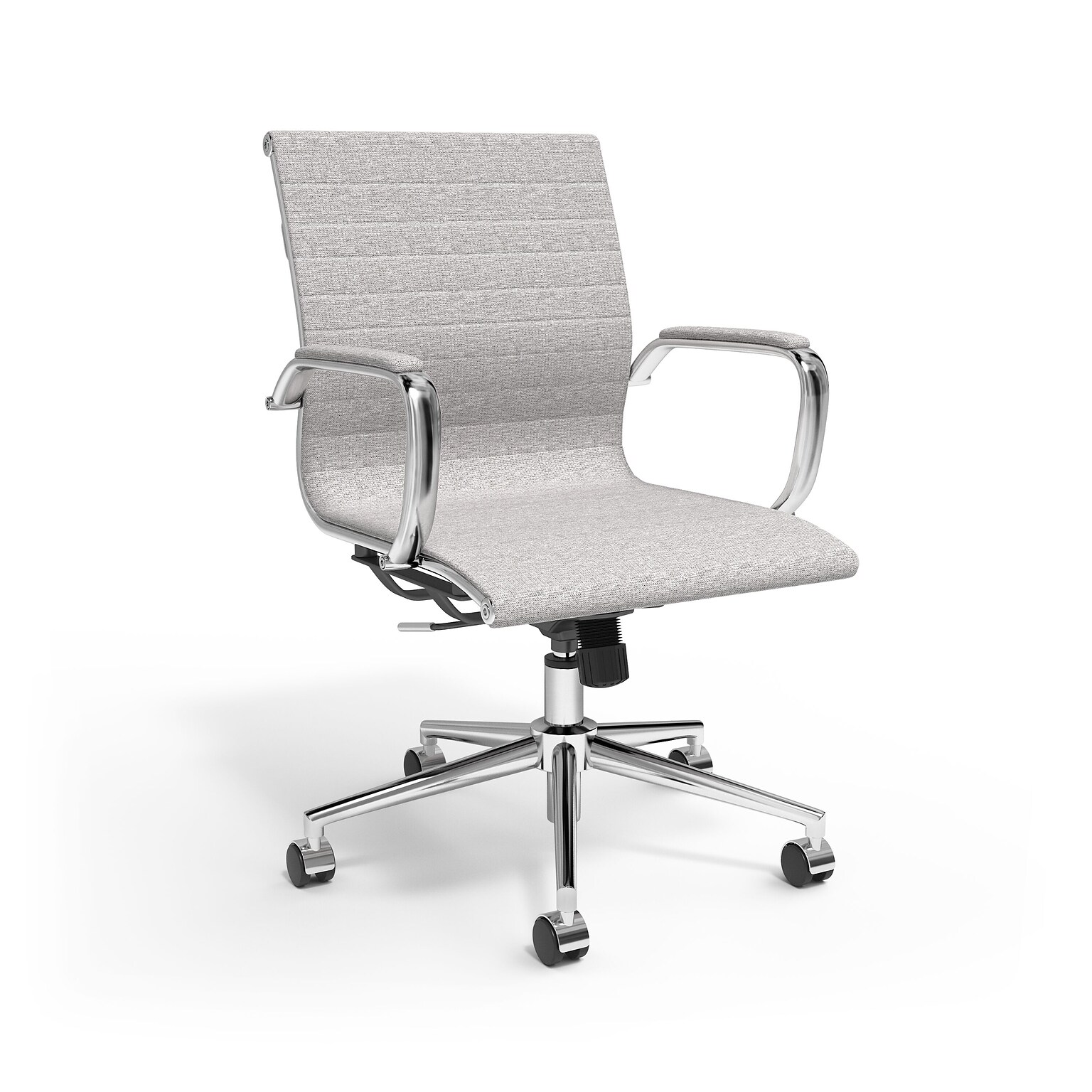 Union & Scale™ Everell Ergonomic Fabric Manager Chair, Heather Gray (53279)