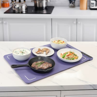 Elama Warming Mat, 23" x 15.75", Purple (935123608M)