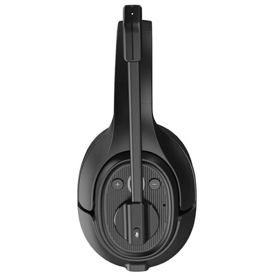 EKSAtelecom H1 Pro Telecom Bluetooth Trucker Headset, Black (T-AM01-03)