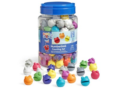 hand2mind Numberblob Counting Set, Assorted Colors (94490)