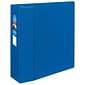 Avery Heavy Duty 4" 3-Ring Non-View Binders, D-Ring, Blue (79-884)