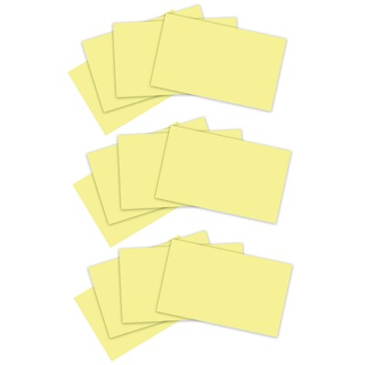 Post-it 100% Recycled Paper Super Sticky Notes, 3 x 3, Canary Yellow, 70 Sheets/Pad, 5 Pads/Pack