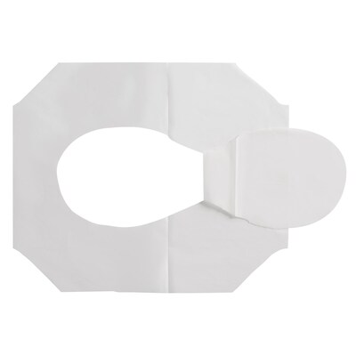 Pacific Blue Safe-T-Gard Paper Toilet Seat Covers, 14.5"H x 17"W, 250 Covers/Box, 20 Boxes/Carton (47046)