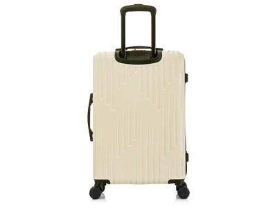 InUSA Drip 28.37" Hardside Suitcase, 4-Wheeled Spinner, Sand (IUDRI00M-SAN)