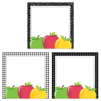 Creative Teaching Press Apple Time Apple Cards Designer Cut-Outs, 36/Pack, 3 Packs/Bundle (CTP11054-3)