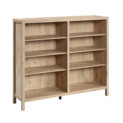 Sauder Pacific View 48H Cubby Storage Bookcase, Prime Oak (433566)