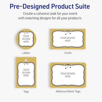 Avery Rectangle Laser/Inkjet Multipurpose Labels, 1" x 2-5/8", White, 160/Pack (19479370969)