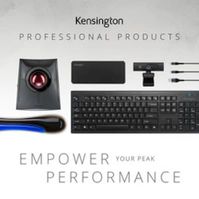 Kensington Pro Fit Ergo MY435 EQ Wireless Mouse, Black (K72501NA)