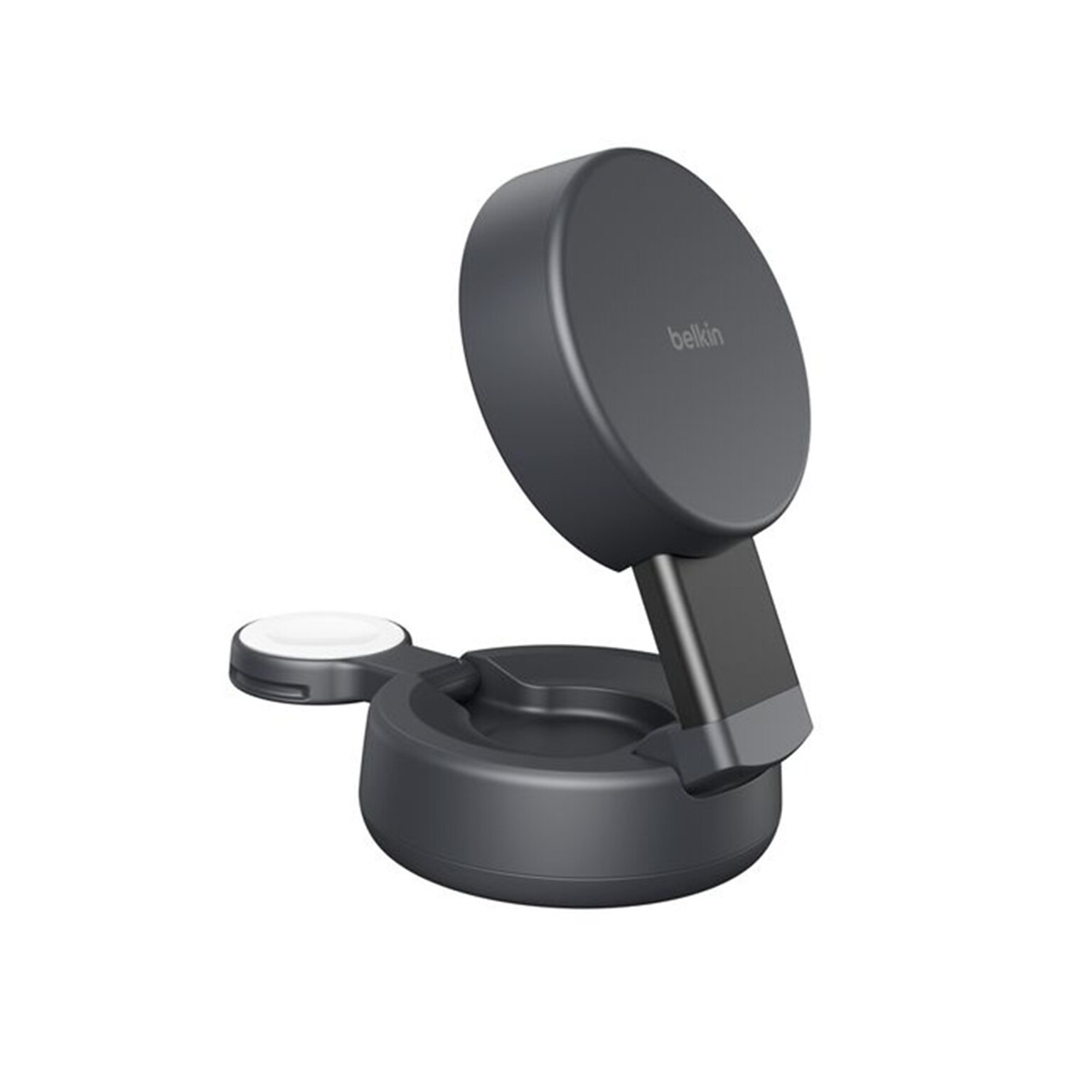 Belkin UltraCharge Pro MagSafe Wireless Charging Station, 25W, 5 ft., Charcoal (WIZ043TTCH)