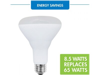 Viribright 8.5-Watt Warm White LED Floodlight Bulb, 8/Box (654694-8)