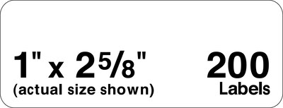 Avery Mini-Sheets Laser/Inkjet Address Labels, 1" x 2-5/8", White, 200 Labels/Pack (2160)