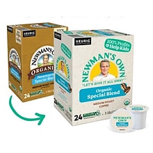 Newmans Own Organics Special Blend Coffee Keurig® K-Cup® Pods, Medium Roast, 24/Box (4050)