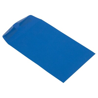 JAM Paper 6" x 9" Open End Catalog Envelopes, Presidential Blue, 10/Pack (363913003C)