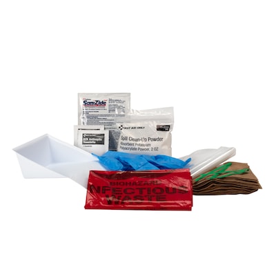 First Aid Only Bloodborne Pathogen Spill Clean-up Pack, 22 pieces (21-760)