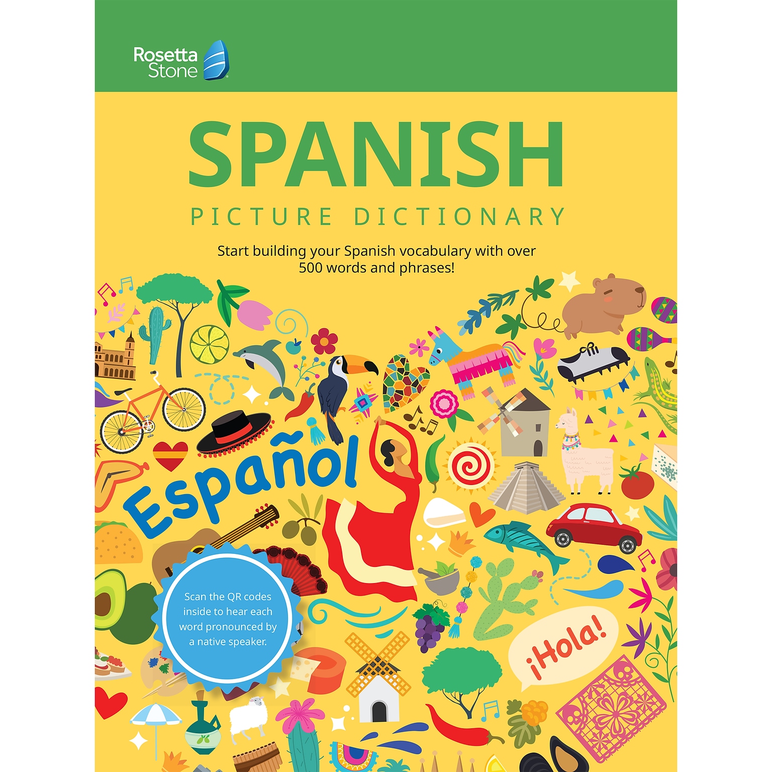 Rosetta Stone Paperback Spanish Picture Dictionary Resource Book (201148)