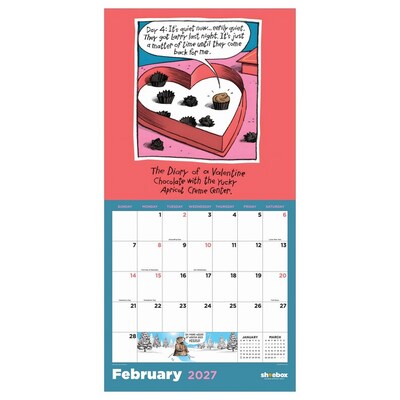2027 TF Publishing Shoebox 12 x 12 Monthly Wall Calendar, Multicolored (27-1111)