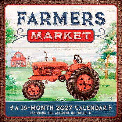 2027 BrownTrout Farmers Market 12 x 12 Monthly Wall Calendar (9781773728872)